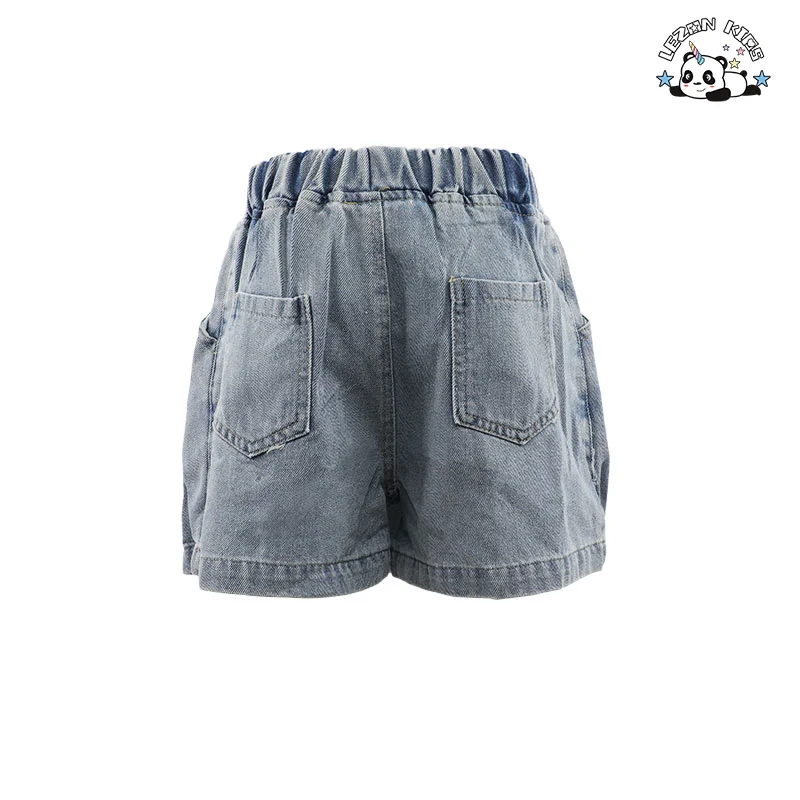 LEZONKIDS - Customizable Spring Autumn Denim Breathable Sets Jacket Skirts Girls Clothing Sets for 2-14T